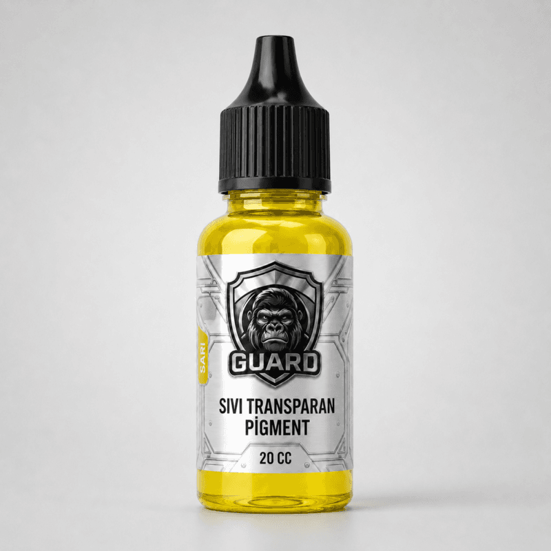 sıvı transparan pigment sarı