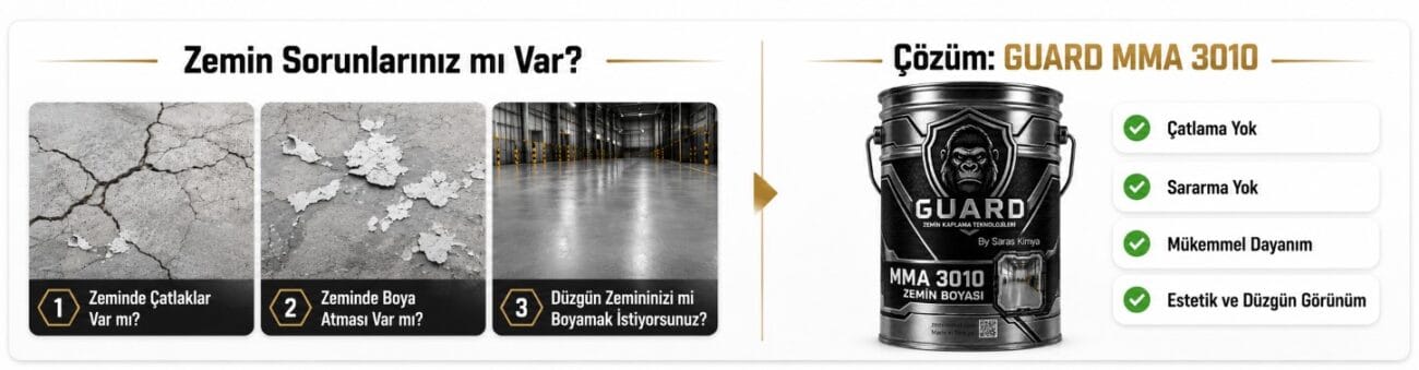 zeminde çatlak ve boya atması