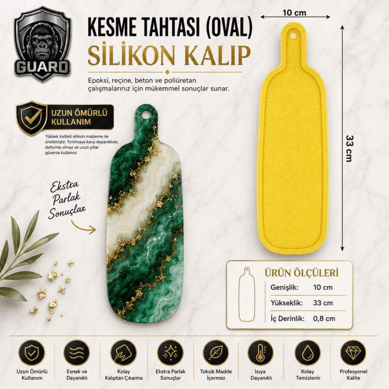 oval silikon kalıp