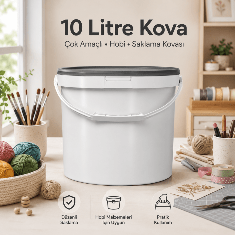 10 litre kova boş