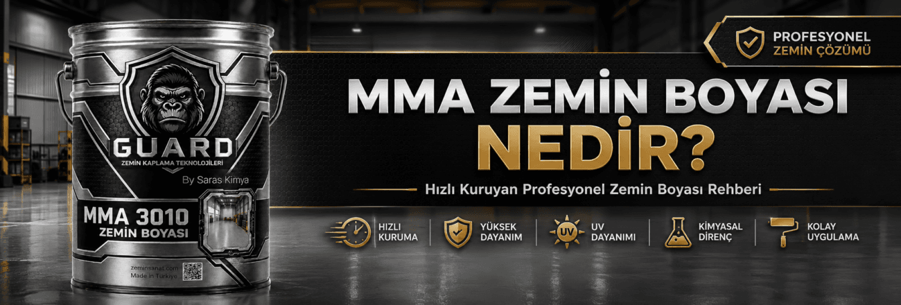 MMA zemin boyası nedir - GUARD MMA 3010 avantajları ve kullanım alanları